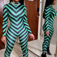 Chevron Maze Suit