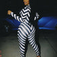 Chevron Maze Suit