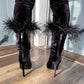 Elle Woods Velour Boot - SHOP SO REAL 