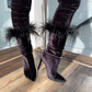 Elle Woods Velour Boot - SHOP SO REAL 