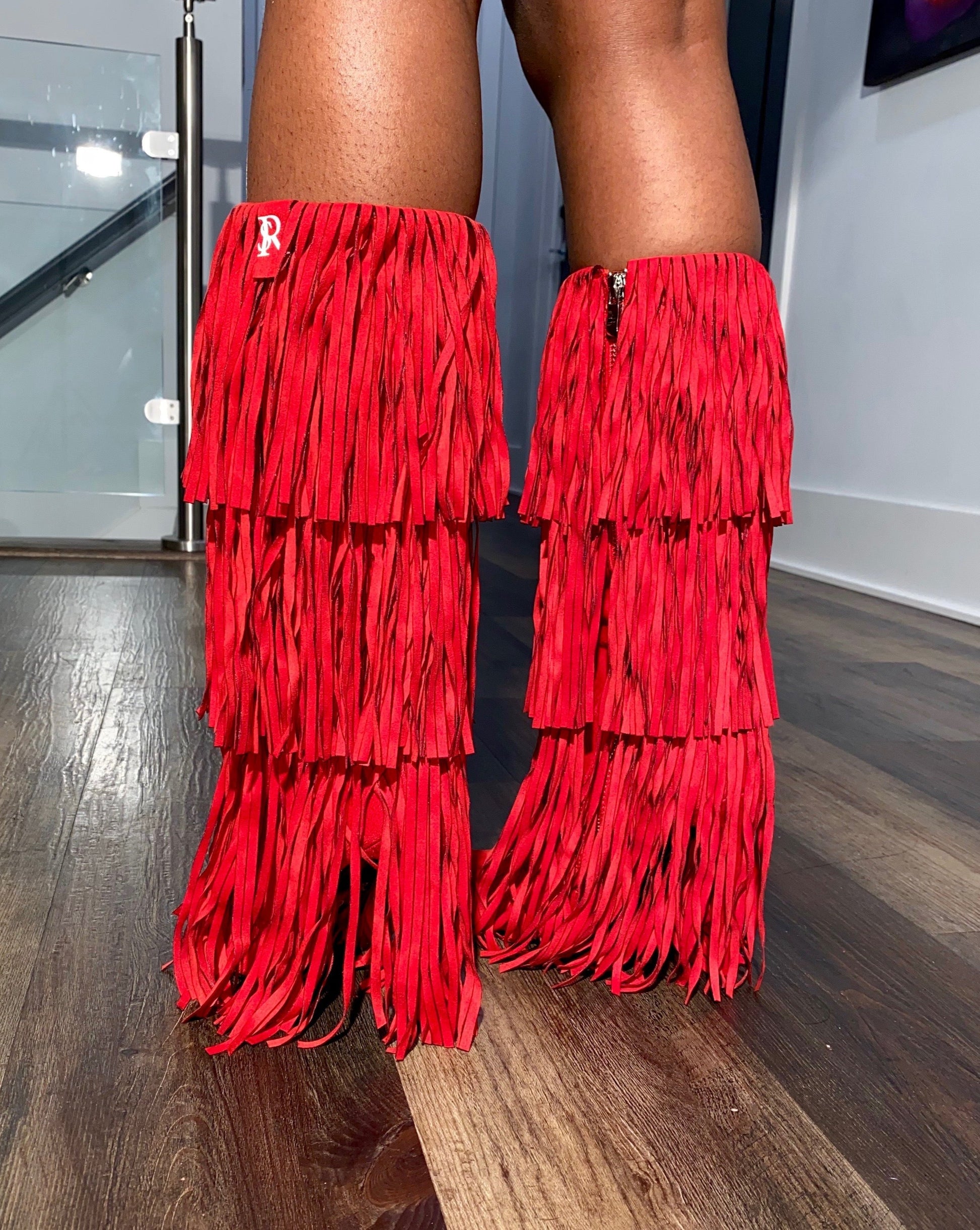 Reverse Cowgirl Fringe Boots - SHOP SO REAL 