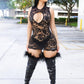 Slithering Boots Black