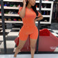 Freeze Tag Bodysuit -- Orange - SHOP SO REAL 