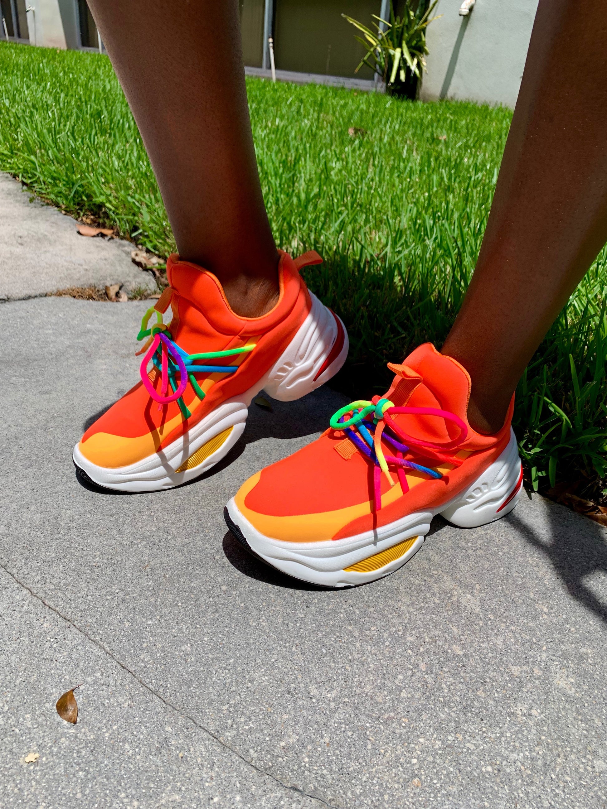 Orange Brust Trainers 🍊 - SHOP SO REAL 