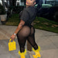 Elle Woods Boots Yellow