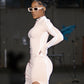 Trim Midi Dress