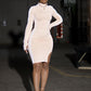 Trim Midi Dress